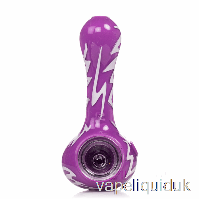 Eyce ORAFLEX Switchback Silicone Spoon Purple / White Vape Liquid